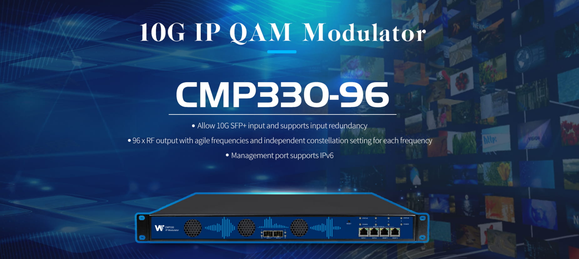 10G Edge QAM Modulator