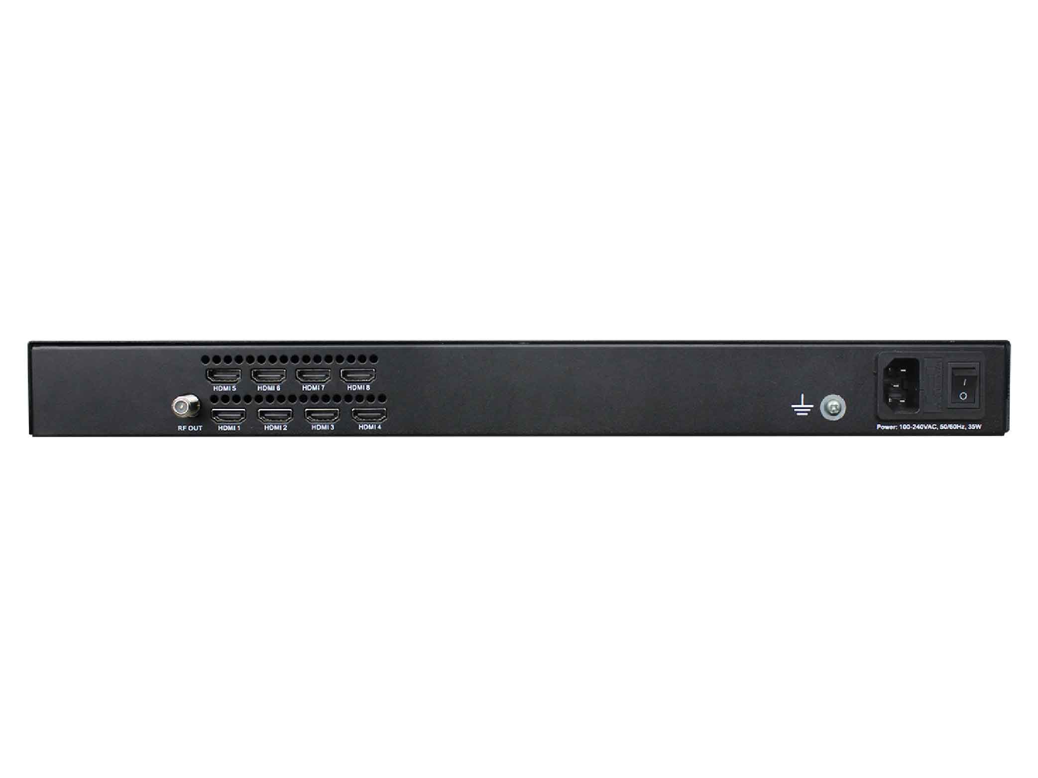 8-channel HDMI H.265/H.264 Encoder Modulator