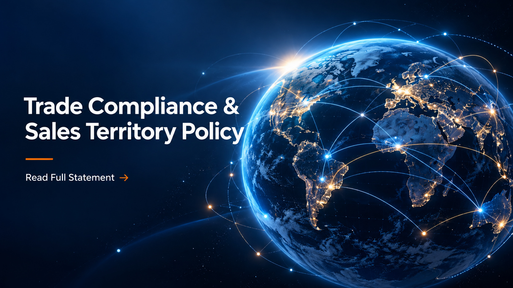 Trade Compliance & Sales Territory Policy