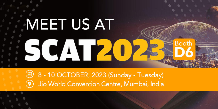 SCAT INDIA 2023<br>Booth: D6, Oct. 8-10, 2023